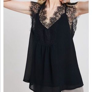 Wishlist Apparel | Lace Overlay Tank